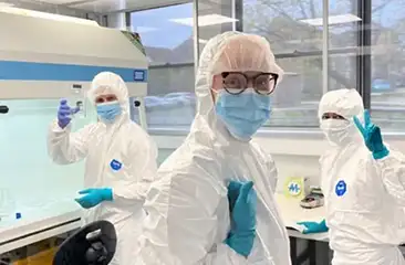 Abselion scientists in laboratory